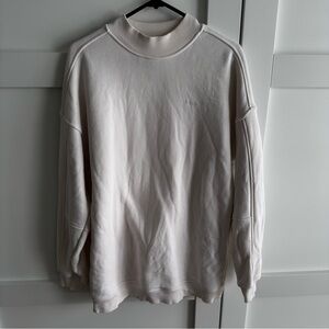 Roots Women's Cream Crewneck Sweater